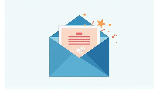 Envelope icon with musical notes subtly integrated, symbolizing a newsletter