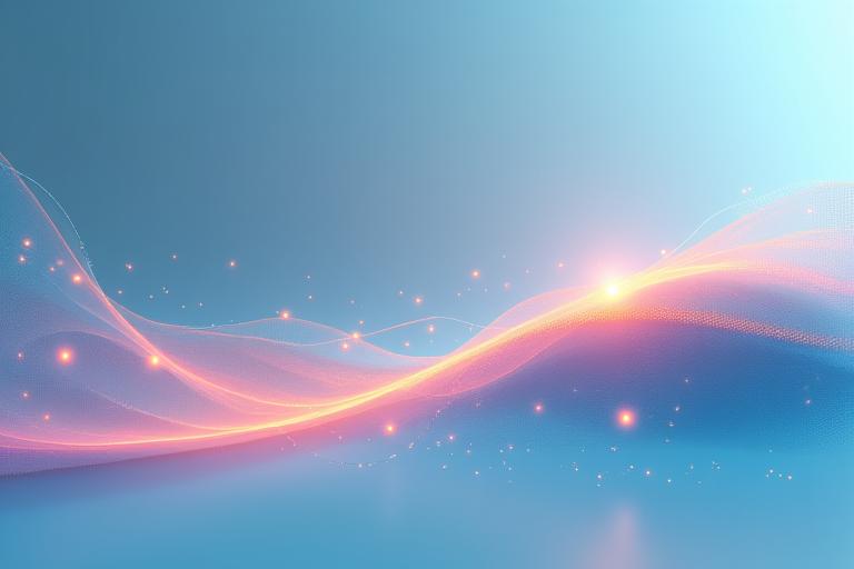 Dynamic visual illustrating an energy curve throughout a day with subtle sound wave overlays and light gradients, indicating fluctuating energy levels and strategic intervention points