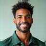 Portrait of Marcus Johnson, an energetic fitness coach